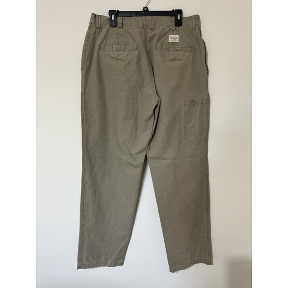 Columbia Sportswear Men's 36 x 34 Khaki Hiking Cargo Utility Work Pants - Picture 2 of 11